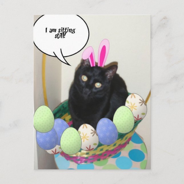 Cartes Pour Fêtes Annuelles Bonne Pâques Kitty (Devant)
