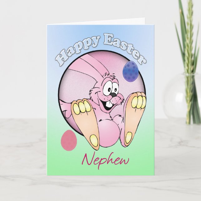 Cartes Pour Fêtes Annuelles Bonne Pâques - Nephew (Devant)