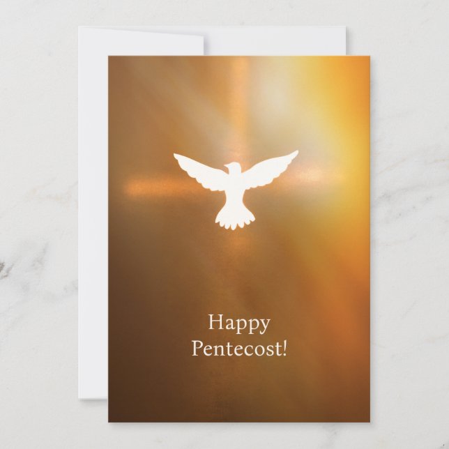Cartes Pour Fêtes Annuelles Bonne Pentecôte (Devant)