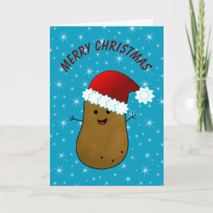 Cartes Pour Fêtes Annuelles Bonne pomme de terre de Noël