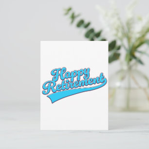 Cartes Pour Fêtes Annuelles Bonne retraite édition bleue