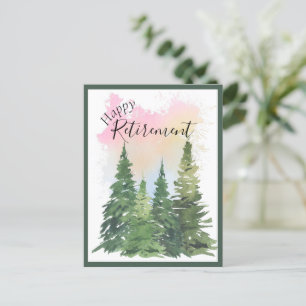 Cartes Pour Fêtes Annuelles Bonne retraite - Personnaliser - Aquarelles