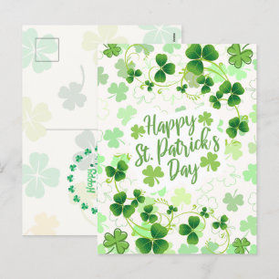 Cartes Pour Fêtes Annuelles Bonne Saint Patrick's Day Irish Blessings