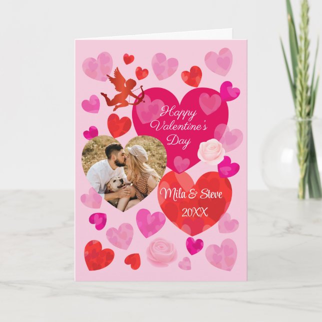 Cartes Pour Fêtes Annuelles Bonne Saint Valentin (Devant)