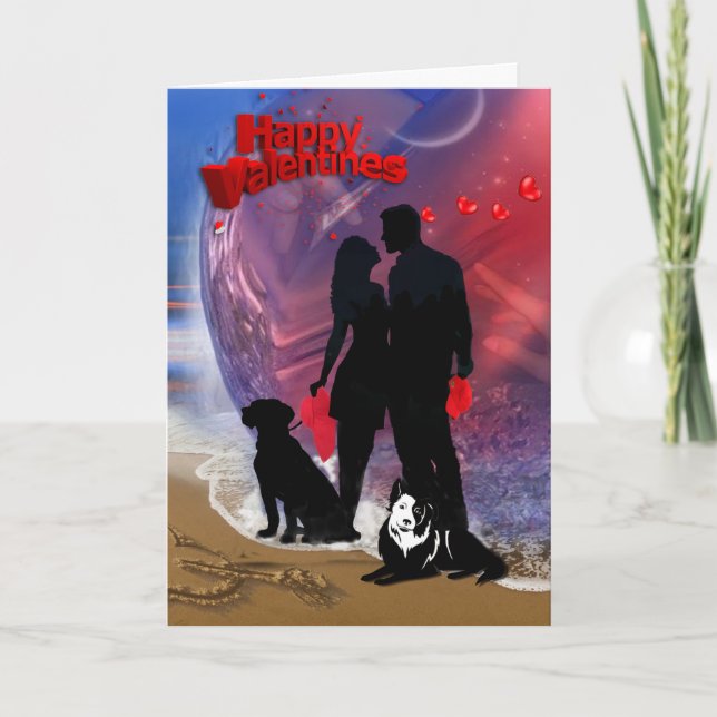 Cartes Pour Fêtes Annuelles Bonne Valentine (Devant)