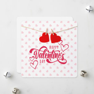 Cartes Pour Fêtes Annuelles Bonne Valentines Day Holiday Card