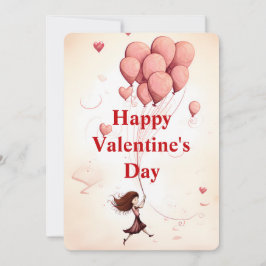 Cartes Pour Fêtes Annuelles Bonne Valentines Day Holiday Card
