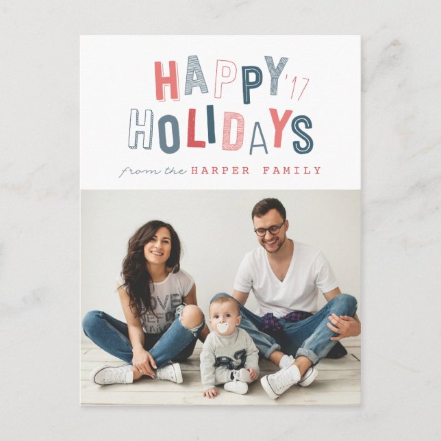 CARTES POUR FÊTES ANNUELLES BONNES FÊTES (Devant)