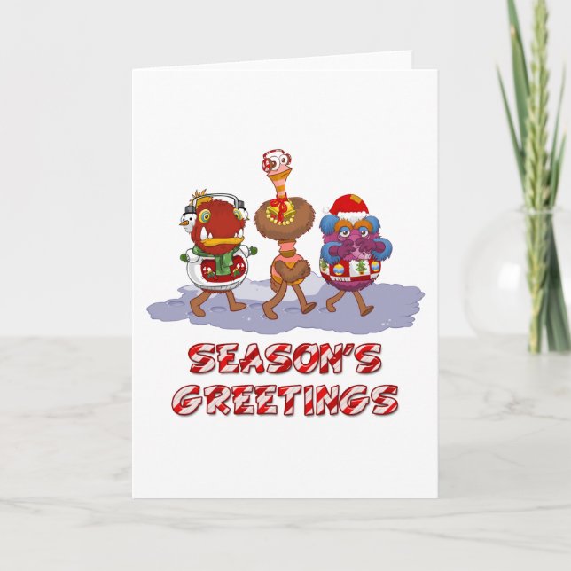 Cartes Pour Fêtes Annuelles Bonnes Fêtes (Devant)