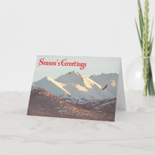 Cartes Pour Fêtes Annuelles Bonnes Fêtes - Aigle d'hiver