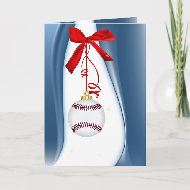Cartes Pour Fêtes Annuelles Bonnes Fêtes Baseball (Devant)