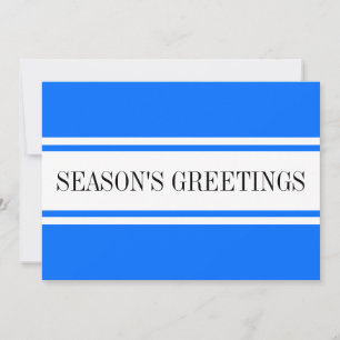 Cartes Pour Fêtes Annuelles Bonnes Fêtes blanches en bleu argenté