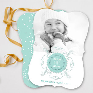 Cartes Pour Fêtes Annuelles Bonnes Fêtes Bonne année photo du phoque bleu