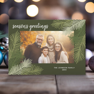 Cartes Pour Fêtes Annuelles Bonnes Fêtes Branches lunaires Photo moderne