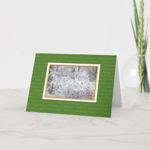 Cartes Pour Fêtes Annuelles Bonnes Fêtes Branches Neige Pliées Fêtes