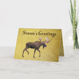 Cartes Pour Fêtes Annuelles Bonnes Fêtes - Bull Moose