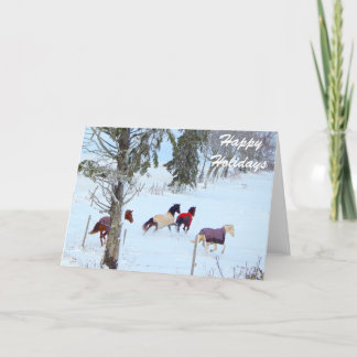 Cartes Pour Fêtes Annuelles Bonnes fêtes cartes de cheval