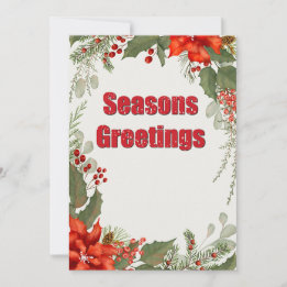 Cartes Pour Fêtes Annuelles Bonnes Fêtes Classic Holiday Card