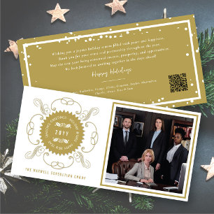 Cartes Pour Fêtes Annuelles Bonnes Fêtes Classic Seal Photo Business