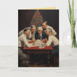 Cartes Pour Fêtes Annuelles Bonnes Fêtes compliquées de l'équipe d'entreprise