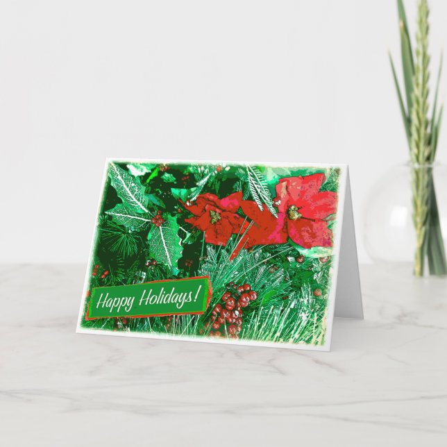 Cartes Pour Fêtes Annuelles Bonnes fêtes conception 2 (Devant)
