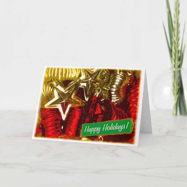 Cartes Pour Fêtes Annuelles Bonnes fêtes conception 5 (Devant)