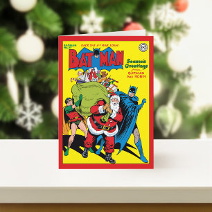 Cartes Pour Fêtes Annuelles Bonnes Fêtes De Batman Et Robin