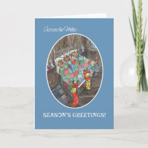 Cartes Pour Fêtes Annuelles Bonnes Fêtes de bouts de Noël de souris mignonnes
