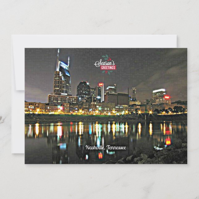 Cartes Pour Fêtes Annuelles Bonnes Fêtes de Nashville, Tennessee (Devant)