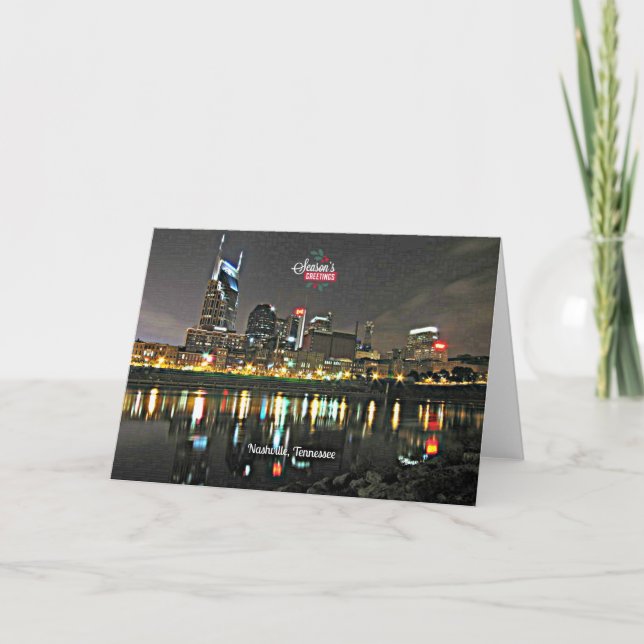 Cartes Pour Fêtes Annuelles Bonnes Fêtes de Nashville, Tennessee (Devant)