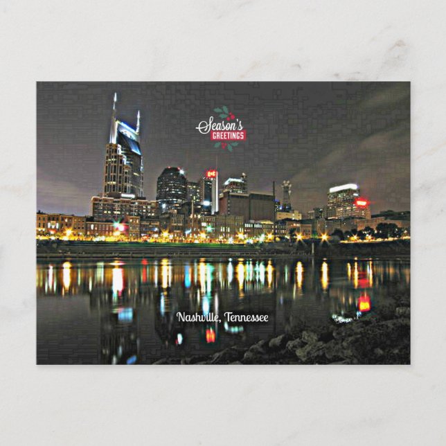 Cartes Pour Fêtes Annuelles Bonnes Fêtes de Nashville, Tennessee (Devant)