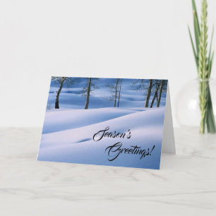 Cartes Pour Fêtes Annuelles Bonnes Fêtes de scène hivernale