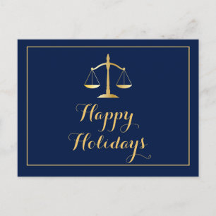 Cartes Pour Fêtes Annuelles Bonnes fêtes échelles de cabinet juridique de
