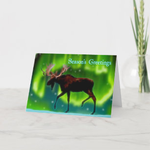 Cartes Pour Fêtes Annuelles Bonnes Fêtes - Éclairage du Nord Oie