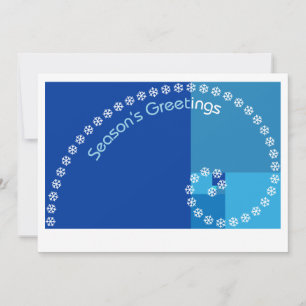 Cartes Pour Fêtes Annuelles Bonnes Fêtes Fibonacci