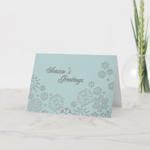 Cartes Pour Fêtes Annuelles Bonnes Fêtes - flocons de neige