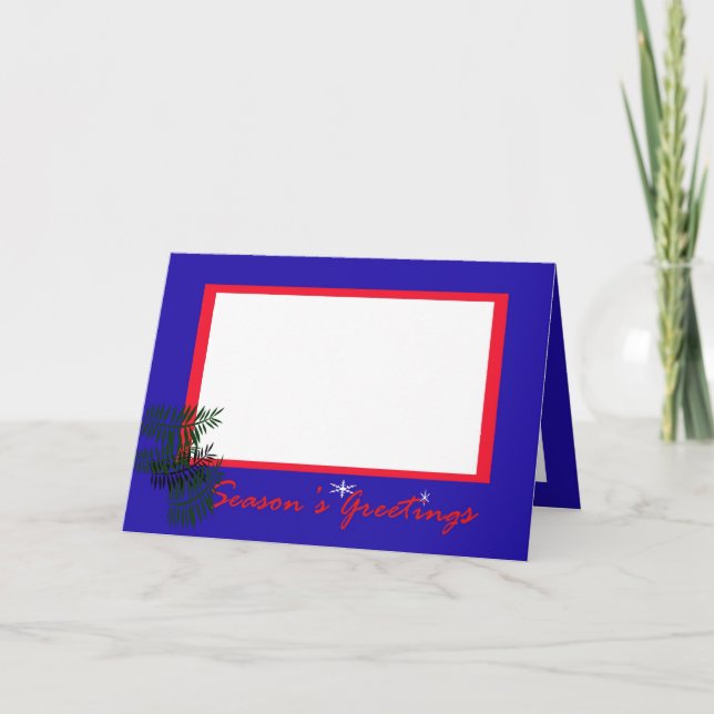 Cartes Pour Fêtes Annuelles Bonnes Fêtes - Insertion photo (Devant)