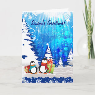 Cartes Pour Fêtes Annuelles Bonnes Fêtes magiques de la veille de Noël
