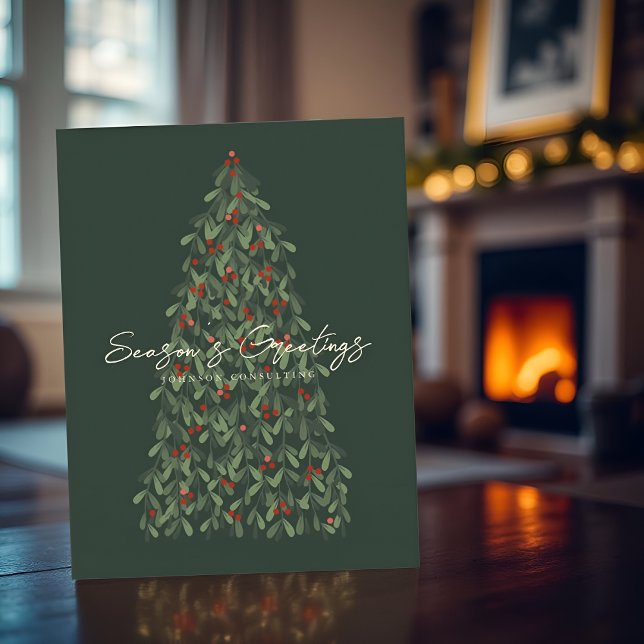 Cartes Pour Fêtes Annuelles Bonnes Fêtes Moderne élégant sapin de Noël (Créateur téléchargé)