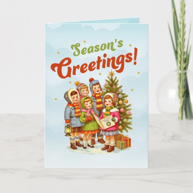 Cartes Pour Fêtes Annuelles Bonnes Fêtes Noël (Devant)