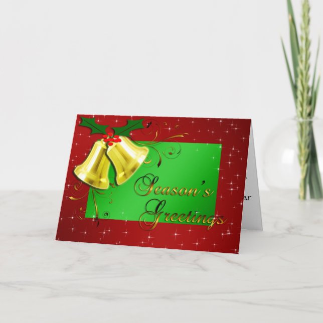 Cartes Pour Fêtes Annuelles Bonnes Fêtes (Noël) (Devant)
