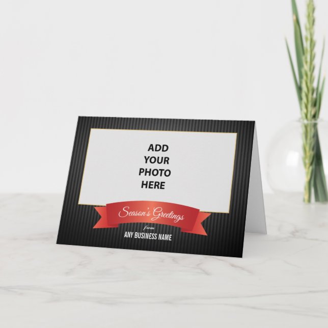 Cartes Pour Fêtes Annuelles Bonnes Fêtes Noël d'affaires (Devant)