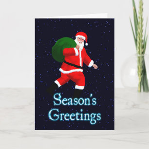 Cartes Pour Fêtes Annuelles Bonnes Fêtes - Père Noël