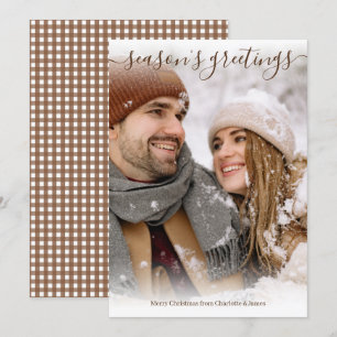 Cartes Pour Fêtes Annuelles Bonnes Fêtes photo personnalisée Noël