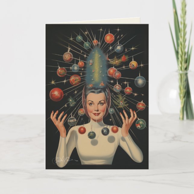 Cartes Pour Fêtes Annuelles Bonnes Fêtes psychologiques (Devant)