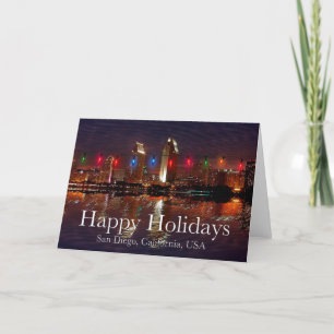 Cartes Pour Fêtes Annuelles Bonnes fêtes San Diego, la Californie