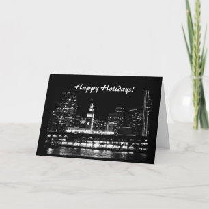 Cartes Pour Fêtes Annuelles Bonnes fêtes ! San Francisco la nuit