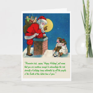 Cartes Pour Fêtes Annuelles "Bonnes fêtes" signifie…