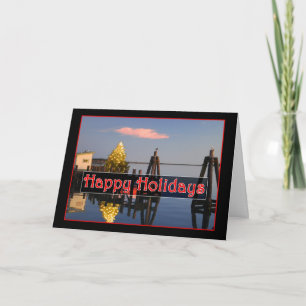 Cartes Pour Fêtes Annuelles Bonnes fêtes sur la baie