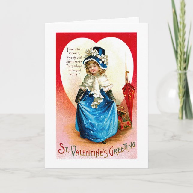 Cartes Pour Fêtes Annuelles Bonnie Blue Valetine (Devant)